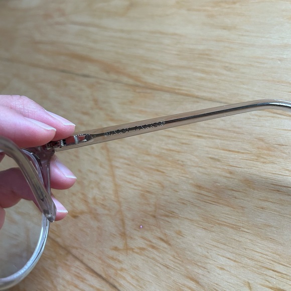 Warby Parker | Clear Transparent Round Eyeglass Frames - Picture 2 of 3